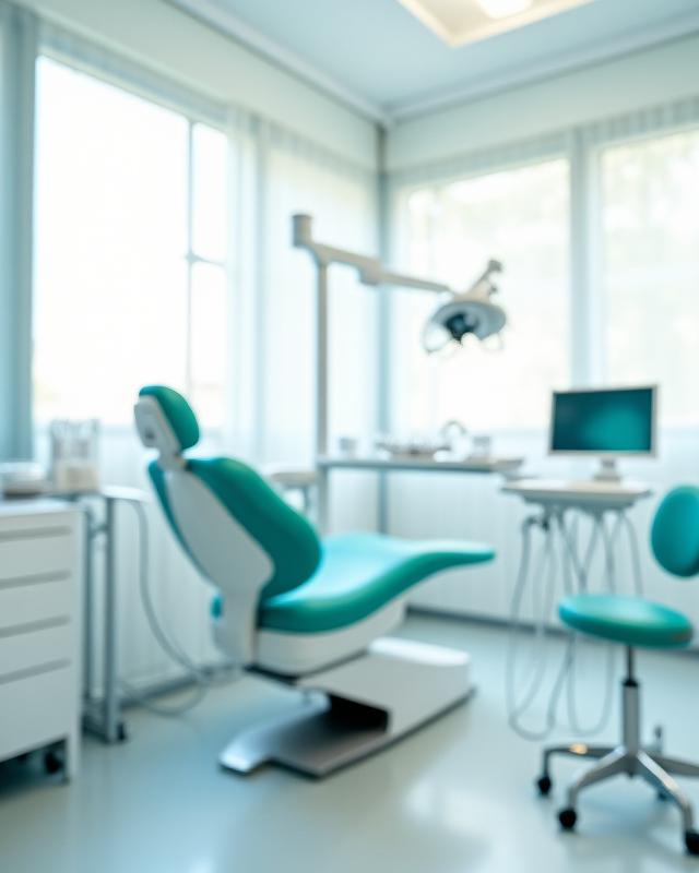 Professional cleaner in clinical PPE sanitizing a medical exam room facility