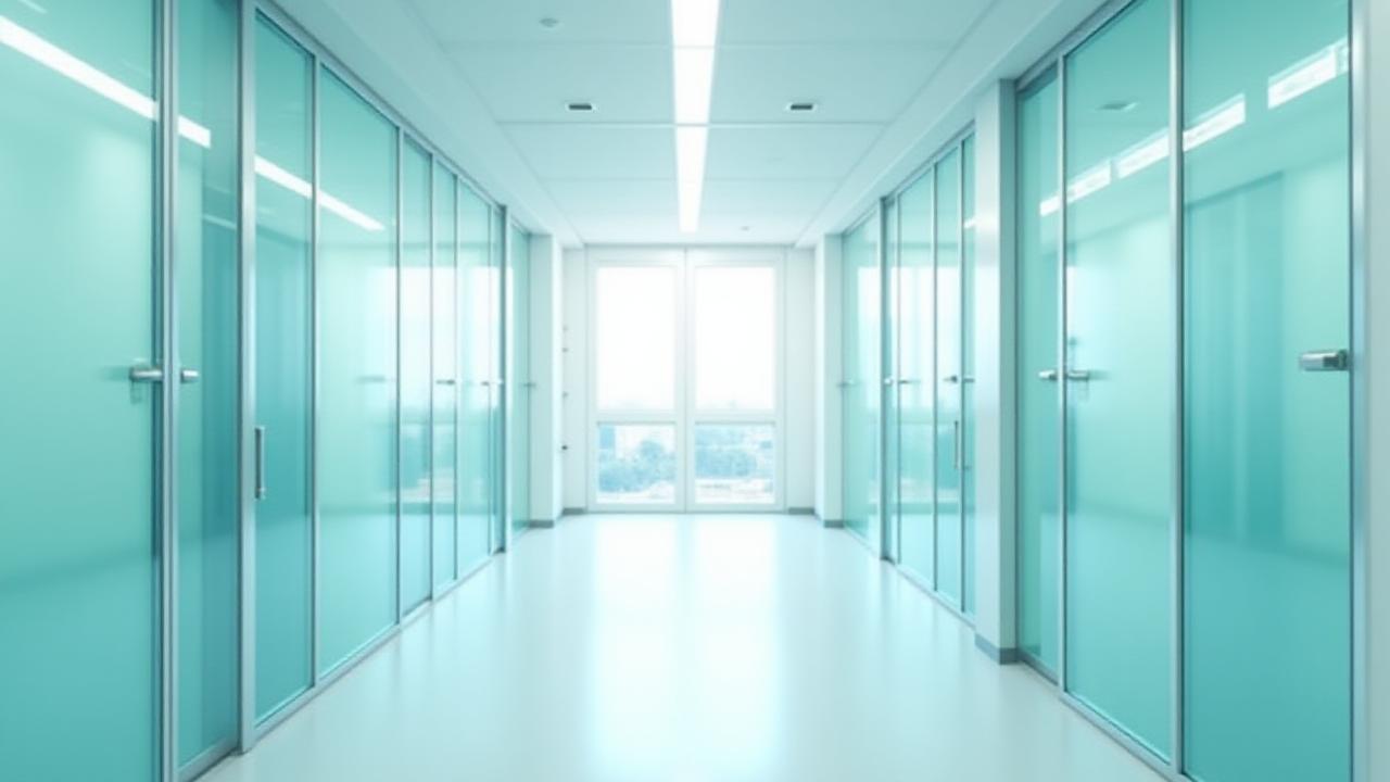 Clean modern medical clinic hallway representing our specialized industry reach
