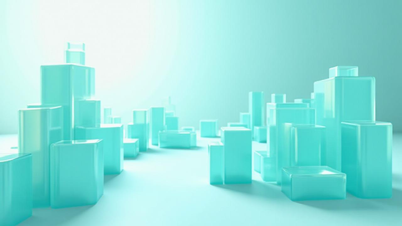 Abstract representation of data security and cleanliness