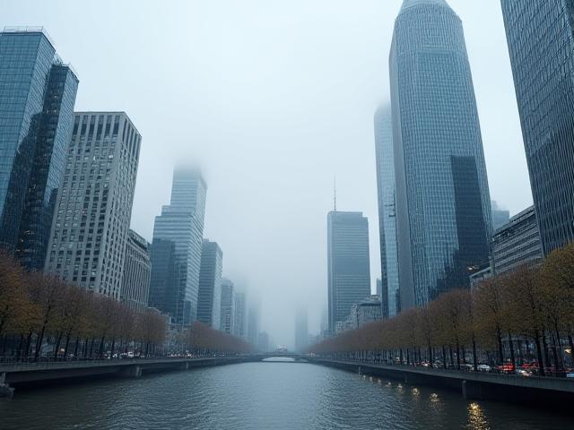 The Gherkin and high-rise buildings in the City of London