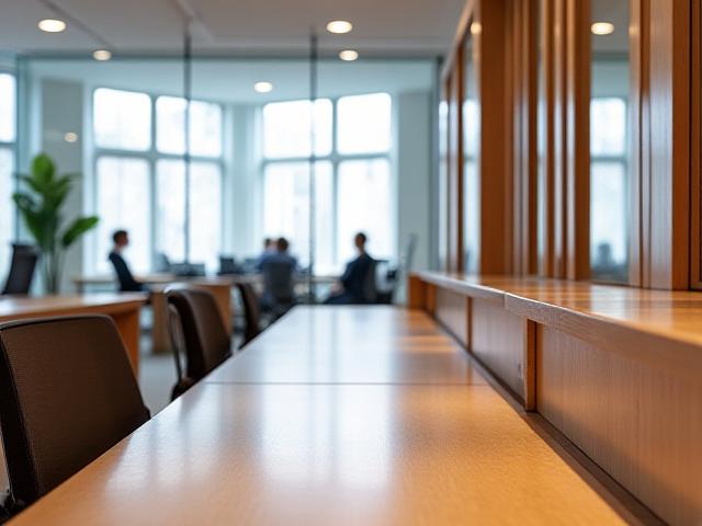 Clean co-working space in London with people working