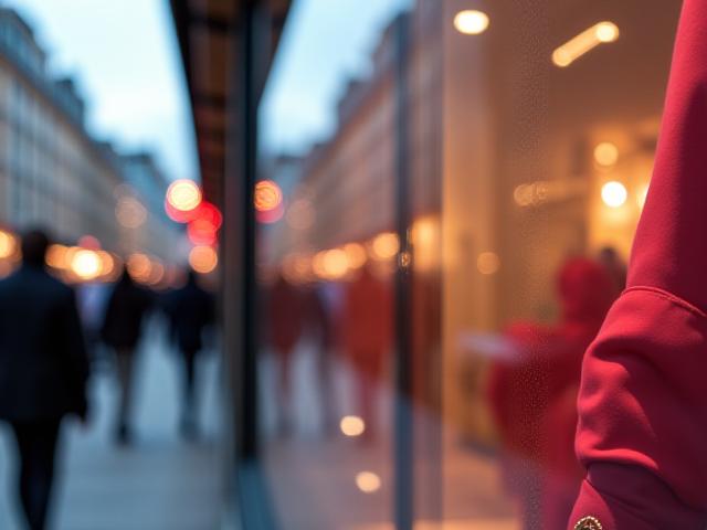 Boutique shop window cleaning